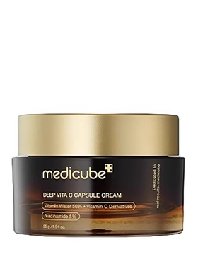 韩国medicube面霜 美蒂秋芙维生素C胶囊凝霜55g 改善暗沉提亮肤色