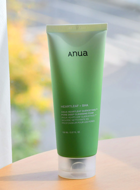 Anua鱼腥草深层毛孔洁面乳 DEEP CLEANSING FOAM 温和洗面奶150ml