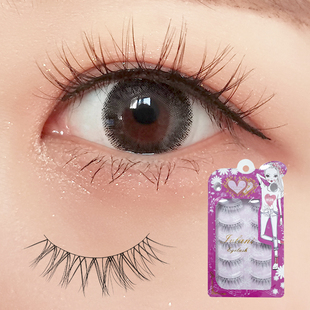 假睫毛女超自然仿真睫毛贴浓密自然3d仙女款眼睫毛素颜Y型528Z