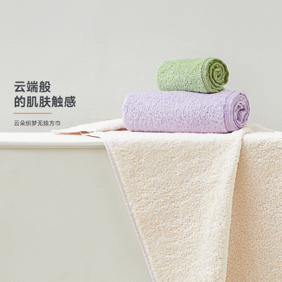 云朵织梦无捻新疆长绒棉方巾