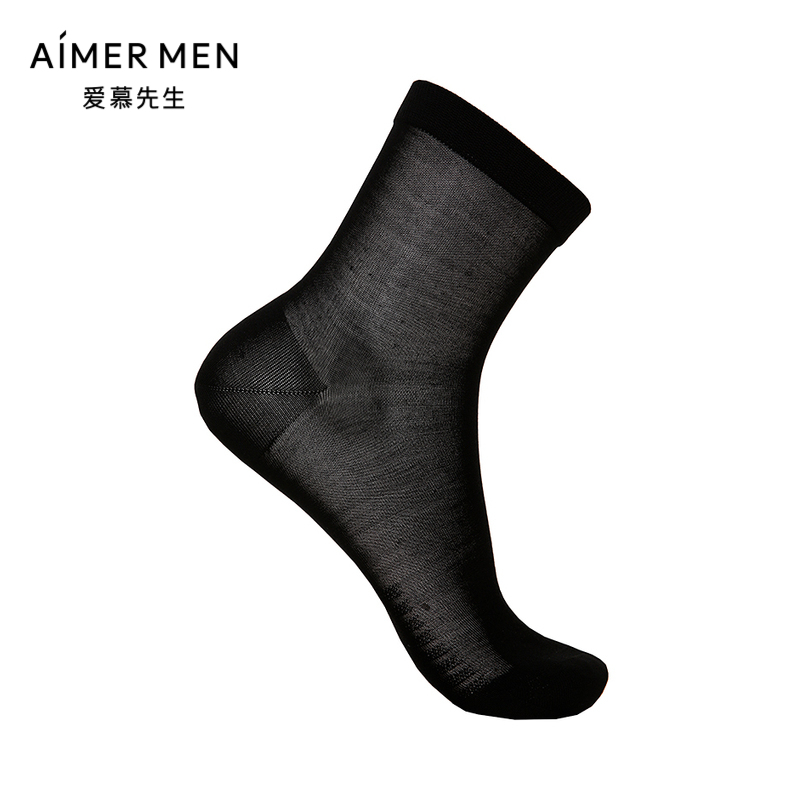 爱慕先生22SS袜子百分百桑蚕丝商务袜NS94W118P
