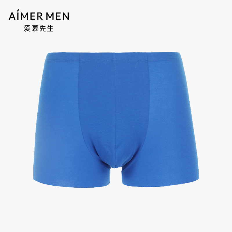 爱慕先生棉质内裤男舒适透气中腰平角内裤短裤NS23C971