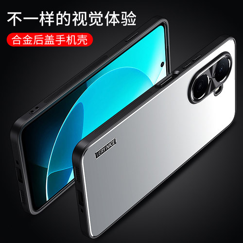 适用华为Hi畅享80Plus手机壳防摔viko Hi 畅享80Plus全包软边肤感磨砂金属壳镜头加高保护套防指纹高级感新款