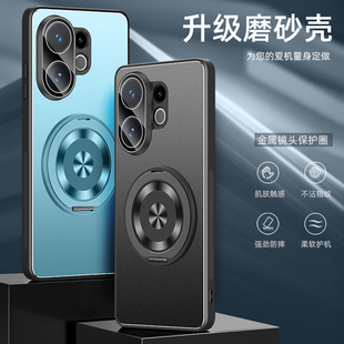 适用于oppok13turbo手机壳防摔OPPO带镜头膜保护套K13TurboPro全包软边外壳肤感金属后盖高级感男女新款支架