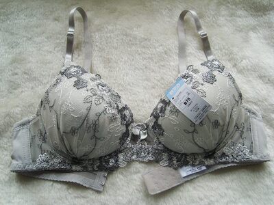 出口外贸日本高档无束缚无压力舒适薄棉定型日单无钢圈文胸70B70C