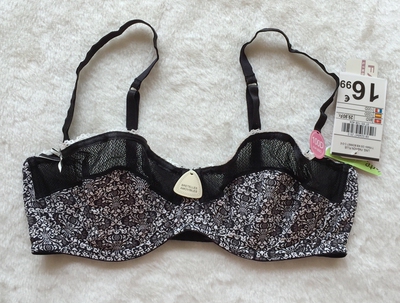 黑色超薄大码文胸内衣85D38D文胸