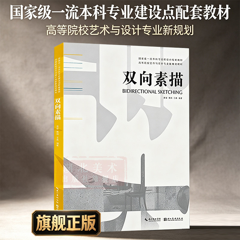 【旗舰正版】双向素描 国家一流本科配套考试教材高等院校艺术与设计专业新规划 学生任课教师素描绘画爱好者理论研习使用图书籍图片