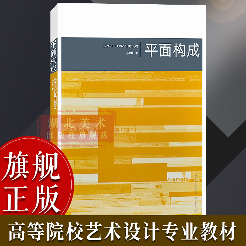 【旗舰正版】中国高等院校艺术设计专业教材：平面构成 艺术设计专业老师学生用书 平面造型构成设计点线面立体艺术审美理论书籍