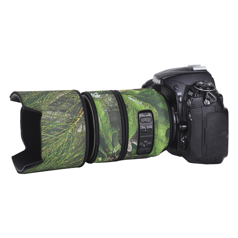 适用于nikon尼康 105mm f2.8 g ed vr微距镜头迷彩炮衣保护套贴纸