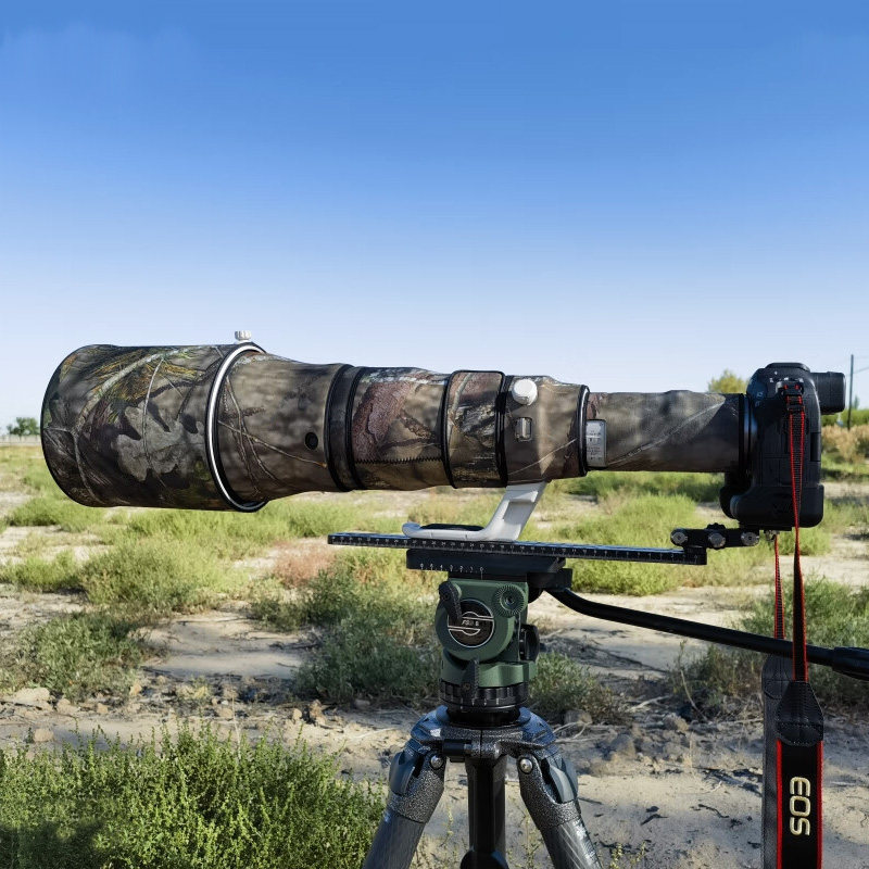 适用CANON佳能RF1200mm F8L IS USM长定焦镜头迷彩炮衣保护套