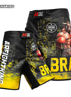 综合格斗搏击运动训练MMA专业比赛耐磨短裤UFC柔术男女泰拳击踢拳