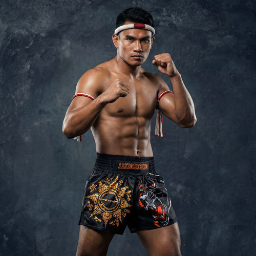 MMA泰拳击武术运动训练短裤速干