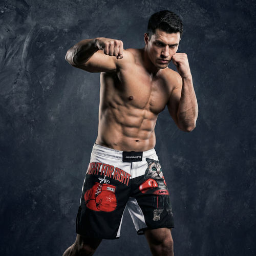 MMA搏击格斗短裤训练UFC散打耐磨