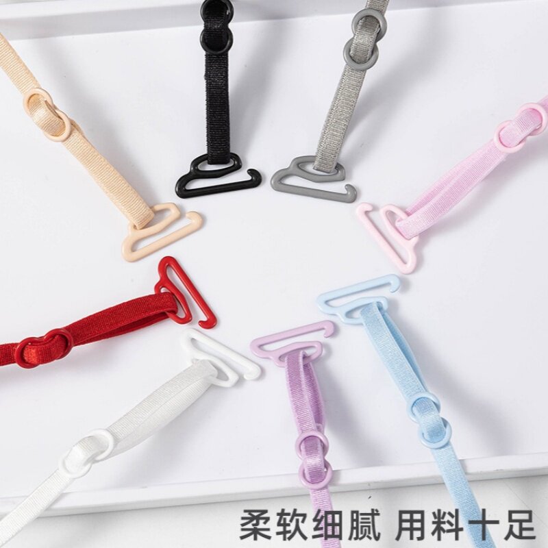 内衣肩带美背交叉挂脖文胸肩带无痕可外露调节裙子百搭防滑细肩带