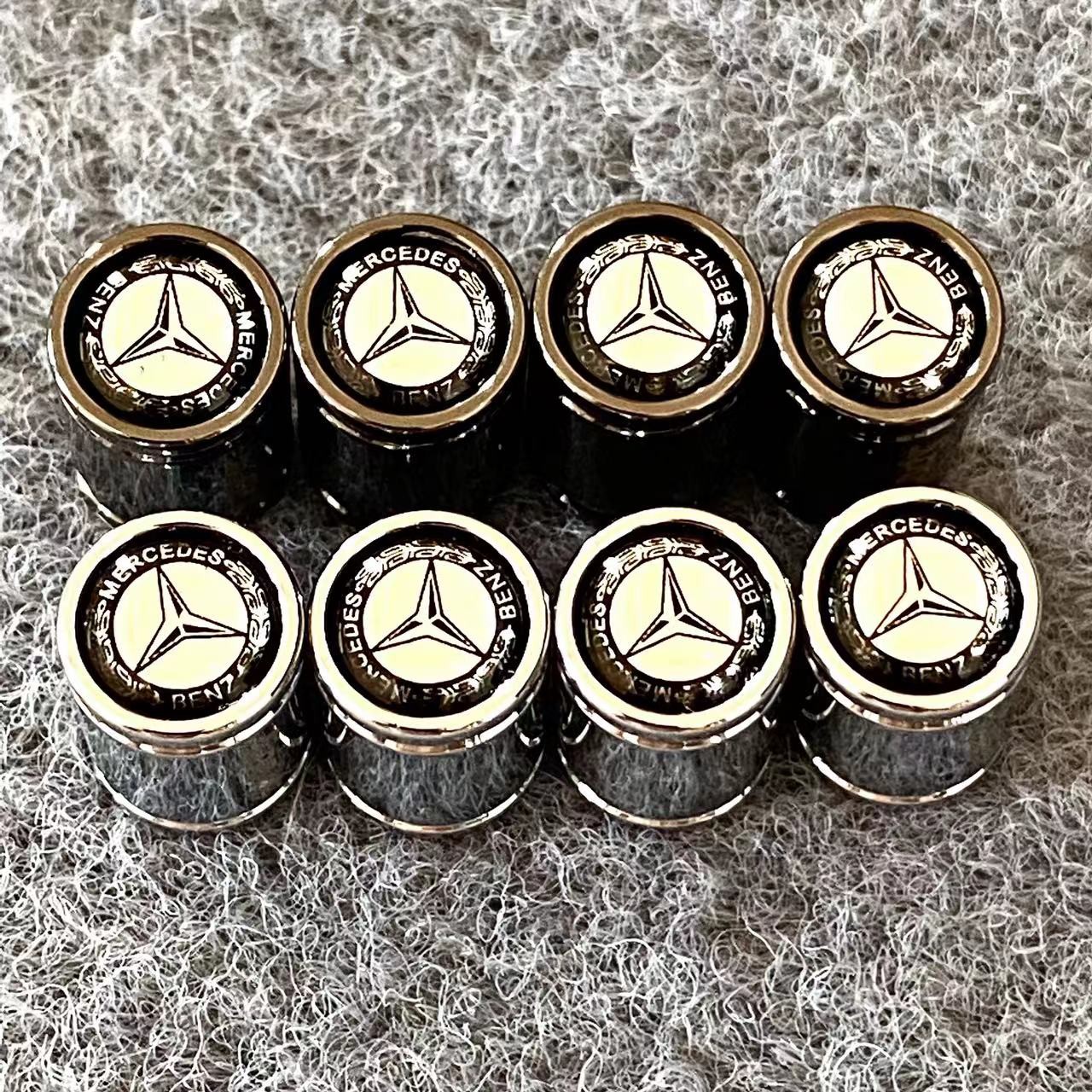 适用GLE350气门嘴GLS450 GLE450 GLE400轮胎气门嘴帽芯装饰盖改装