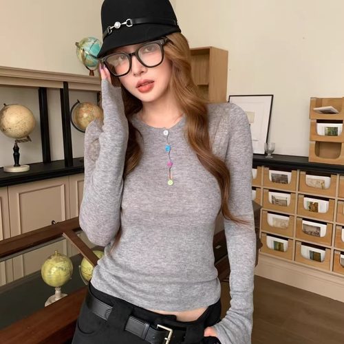 2025冬季新款气质百搭长袖针织衫