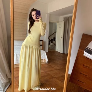 休闲半身裙女 气质简约随性显瘦针织衫 HOLDER十三行2025秋季 新款