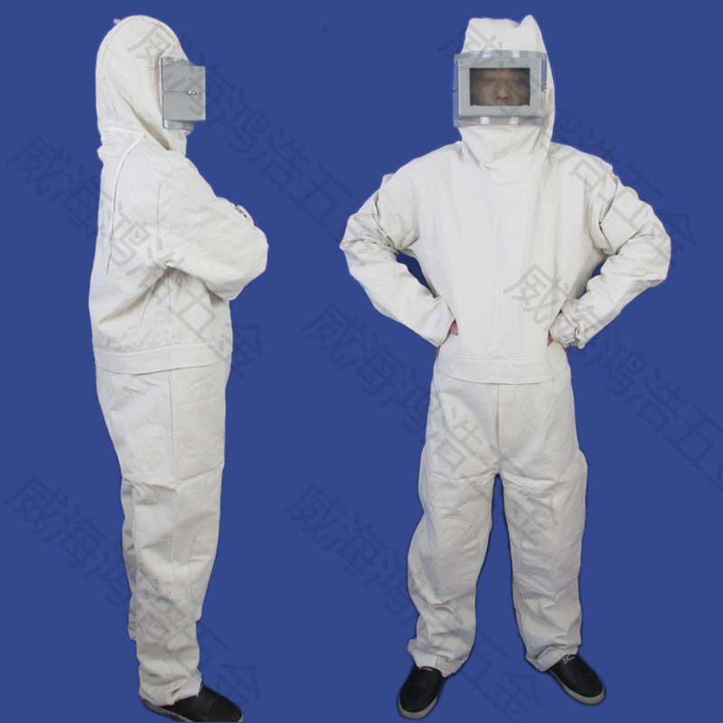 泓昊加厚喷砂防护衣分连身冲砂喷砂打沙专用衣服防护衣喷砂服装帽,居家日用,防护服,淘宝优惠券,粉丝福利购,淘宝优惠卷