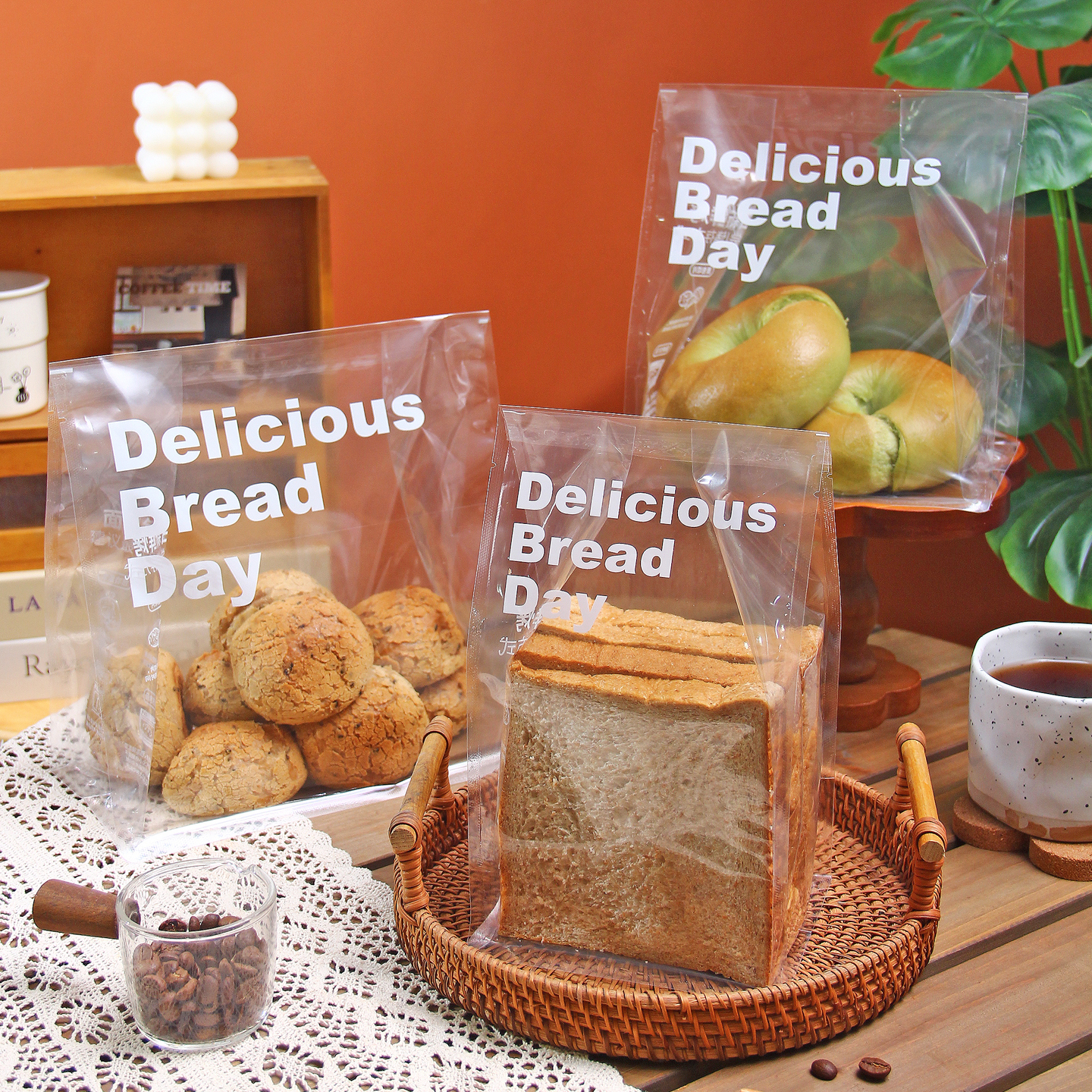 吐司面包包装袋自封透明450g烘焙