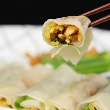 榆林镇风味筋饼纯手工薄饼皮东北特产早餐春饼卷菜饼菜烤鸭饼商用