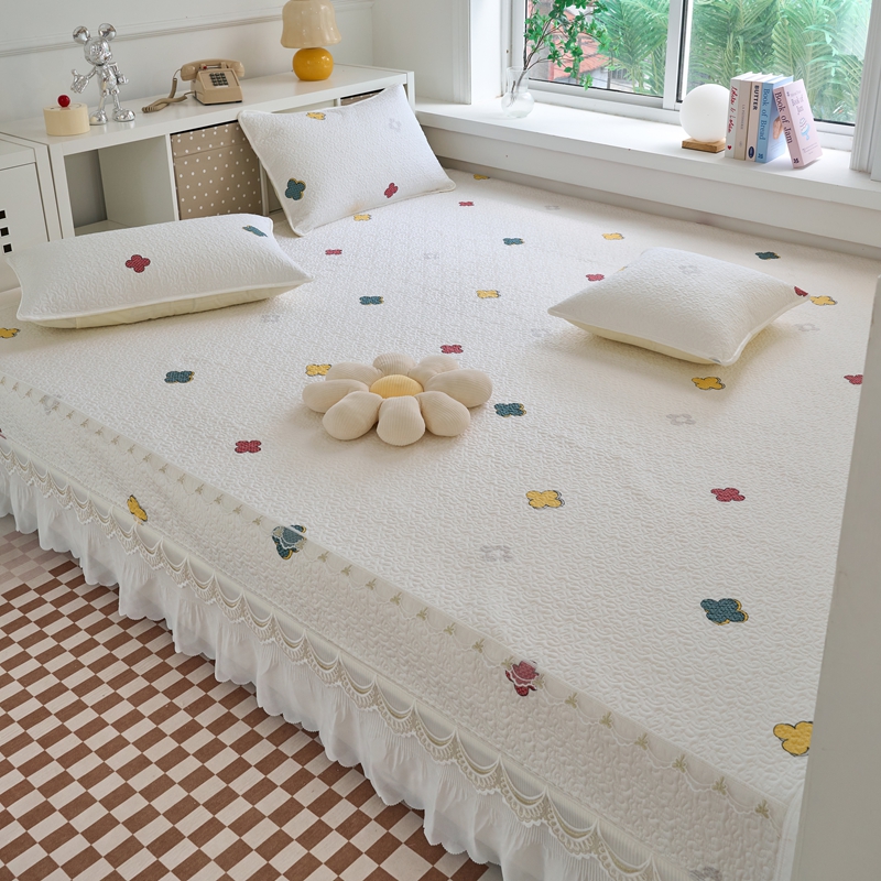 全棉炕盖纯棉儿童榻榻米床盖专用四件套农村土炕四季通用大炕单3m