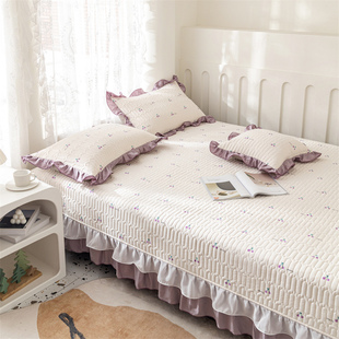 2025新款炕盖纯棉榻榻米专用床单防滑全棉农村大炕垫上的床盖铺毯