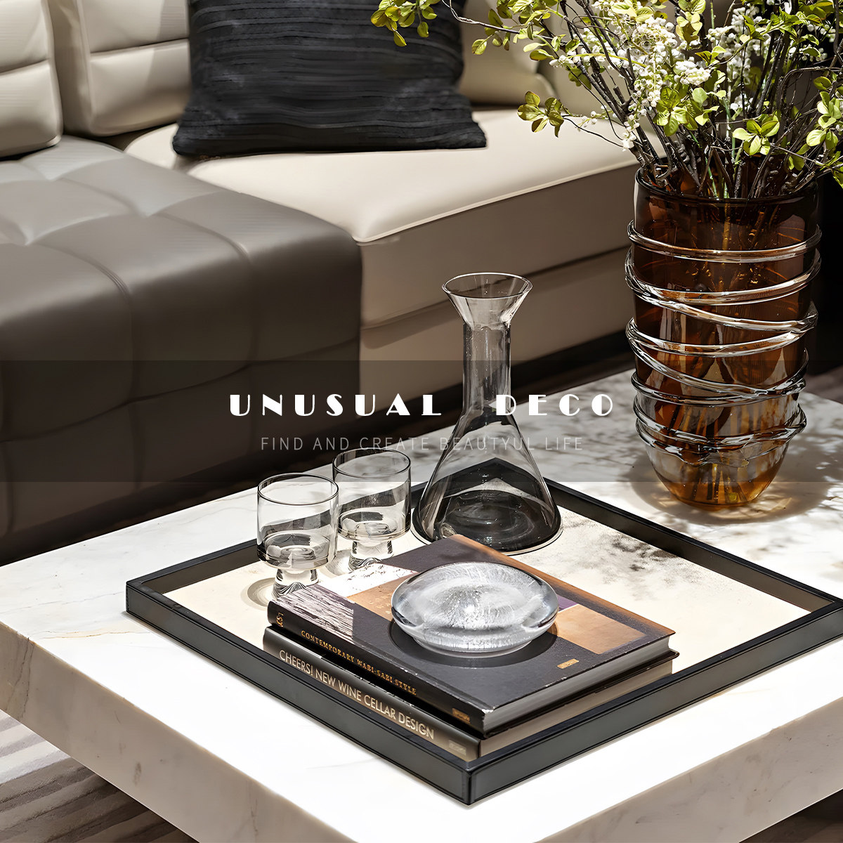 UNUSUALDECO欧式轻奢玻璃