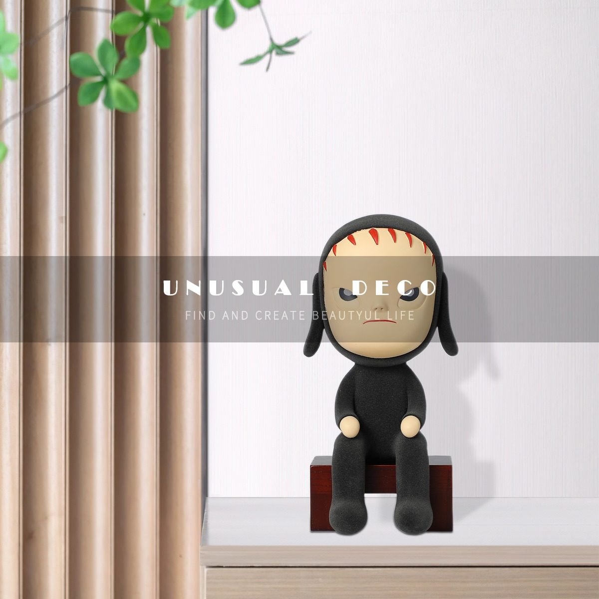 unusual 失眠娃娃人偶公仔摆件卡通潮流梦游夜游海藻人样板间饰品