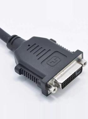 mini DP转DVI 24+1母头DisplayPort迷你macbook雷电高清视频转换