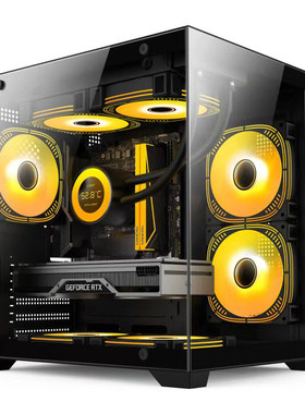顺丰海景房侧透Mini机箱240水冷