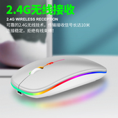 蝰蛇BM110可充电2.4G无线鼠标静音无声可爱超薄台式 机笔记本电脑