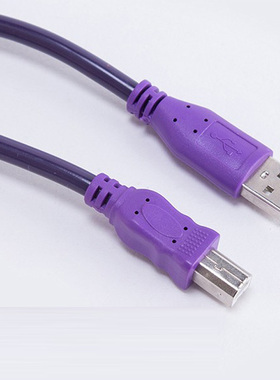 线都汇 USB 2.0 打印线 带磁环 方口USB打印机数据线 1.5m/3m/5米