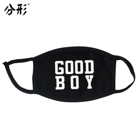 分形 bigbang权志龙GD同款口罩GOOD BOY周边同款个性男女时尚口罩