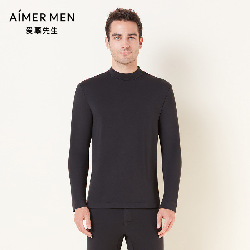 爱慕先生19AW羊毛暖尚小高领系列男士保暖&打底NS72C944,女士内衣/男士内衣/家居服,保暖上装,淘宝优惠券,粉丝福利购,淘宝优惠卷