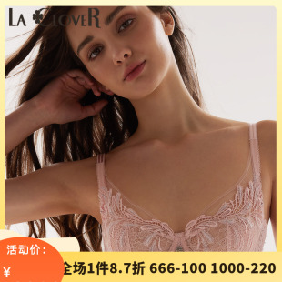 4薄杯文胸蕾丝内衣女LC13UF1 LACLOVER挚爱西雅图兰卡文4 新品