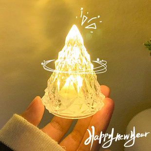 ins氛围感冰山小夜灯生日礼品新年礼物新年床头卧室桌面摆件装饰