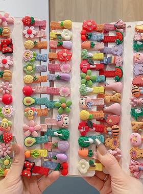 儿童发夹发卡夹子韩国公主刘海夹婴儿头饰宝宝边夹不伤发女童发饰