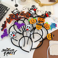Halloween headbands, funny devil headwear, skull ghost pumpkin headbands, party costume props, party hair accessories thumbnail 2