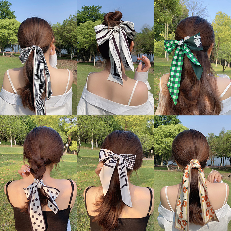发带女绑发飘带夏季扎头发丝带