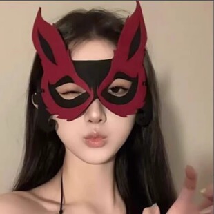 蒙面女侠半脸面具面纱遮脸古风汉服配饰成人cosplay化妆舞会道具