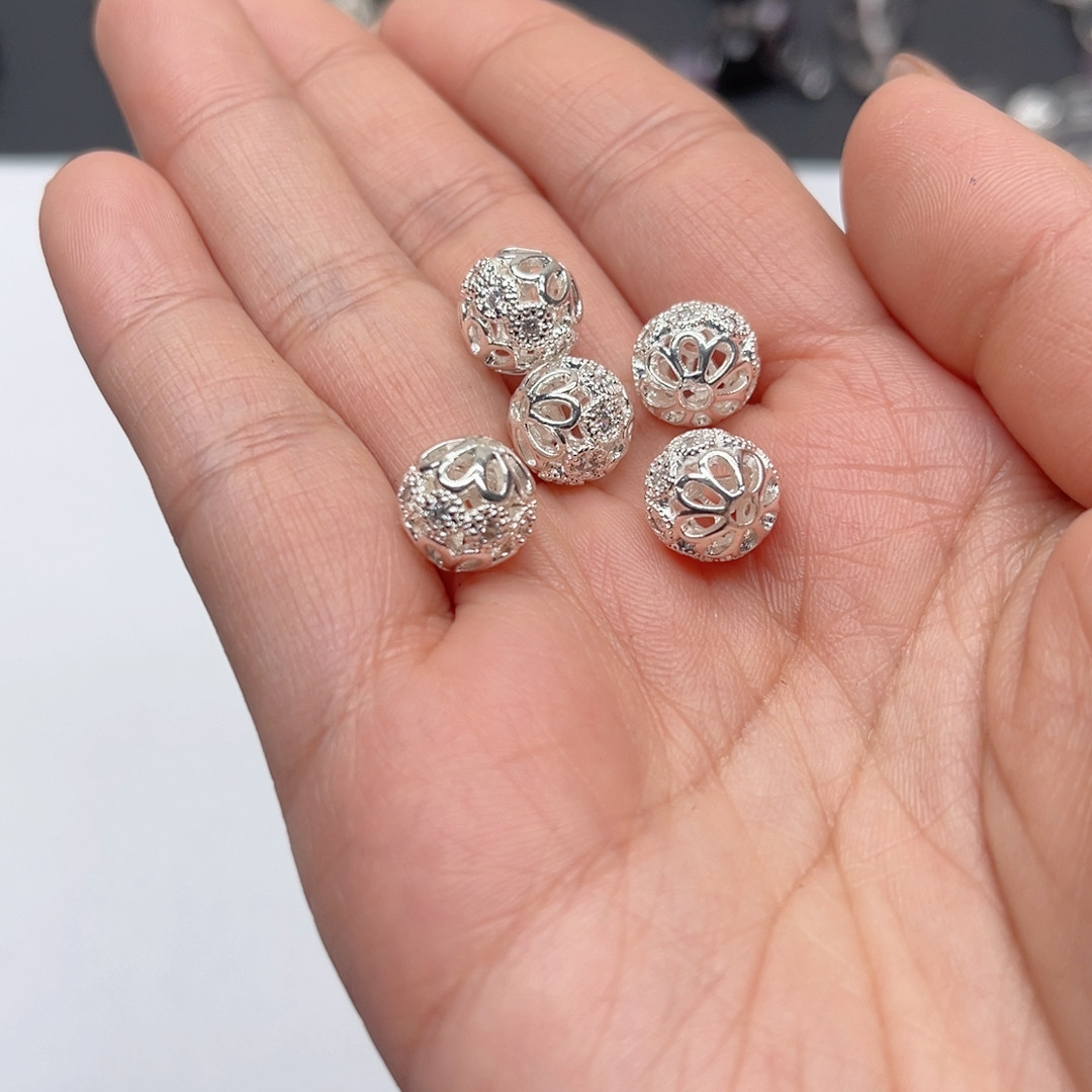 24号10毫米银色镶钻镂空球一个,饰品/流行首饰/时尚饰品新,其他DIY饰品配件,淘宝优惠券,粉丝福利购,淘宝优惠卷