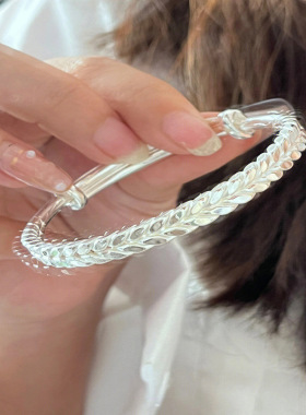 麦穗手镯推拉调节穗穗平安镯子ins小众送女友