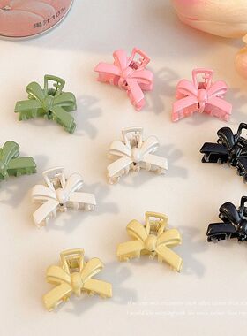 早春小号蝴蝶结抓夹公主头发夹女侧边前额碎发夹子头饰网红发卡