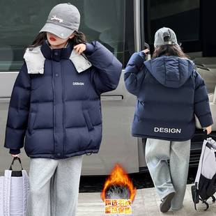商场品牌女童羽绒服冬季2025新款洋气大儿童装加厚白鸭绒冬装韩版