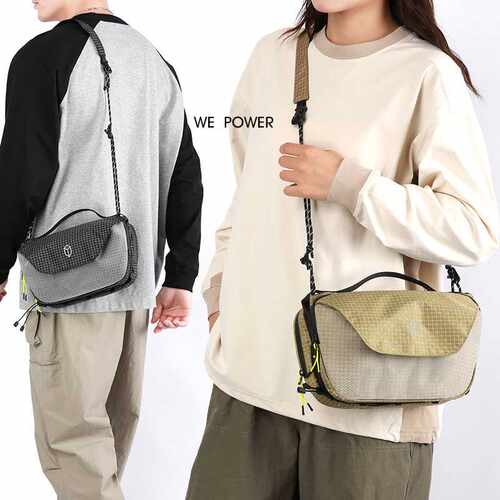 专柜品牌WEPOWER新款简约通勤斜挎包男女韩版纯色休闲挎包旅游出