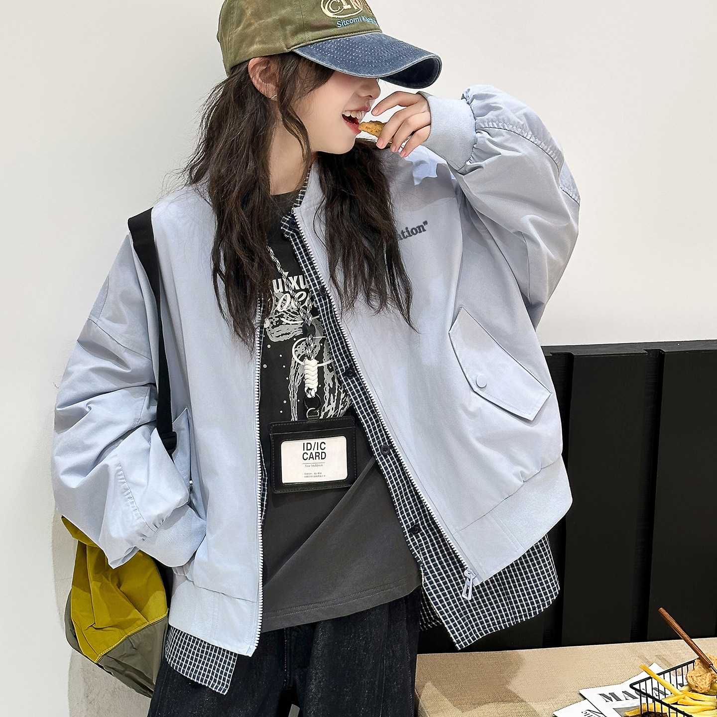 专柜品牌女童秋装外套2026新款小学生12大女孩棒球服夹克女大童春