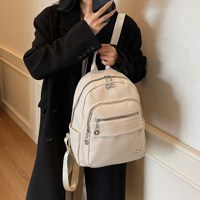 商场品牌双肩背包女夏季新款时尚潮流轻便休闲旅游包超大容量个性