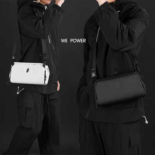 专柜品牌WEPOWER新款男士大容量挎包户外骑行斜挎包潮简约休闲便