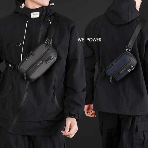 专柜品牌WEPOWER新款时尚休闲外出骑行腰包防水尼龙游勤户外通旅
