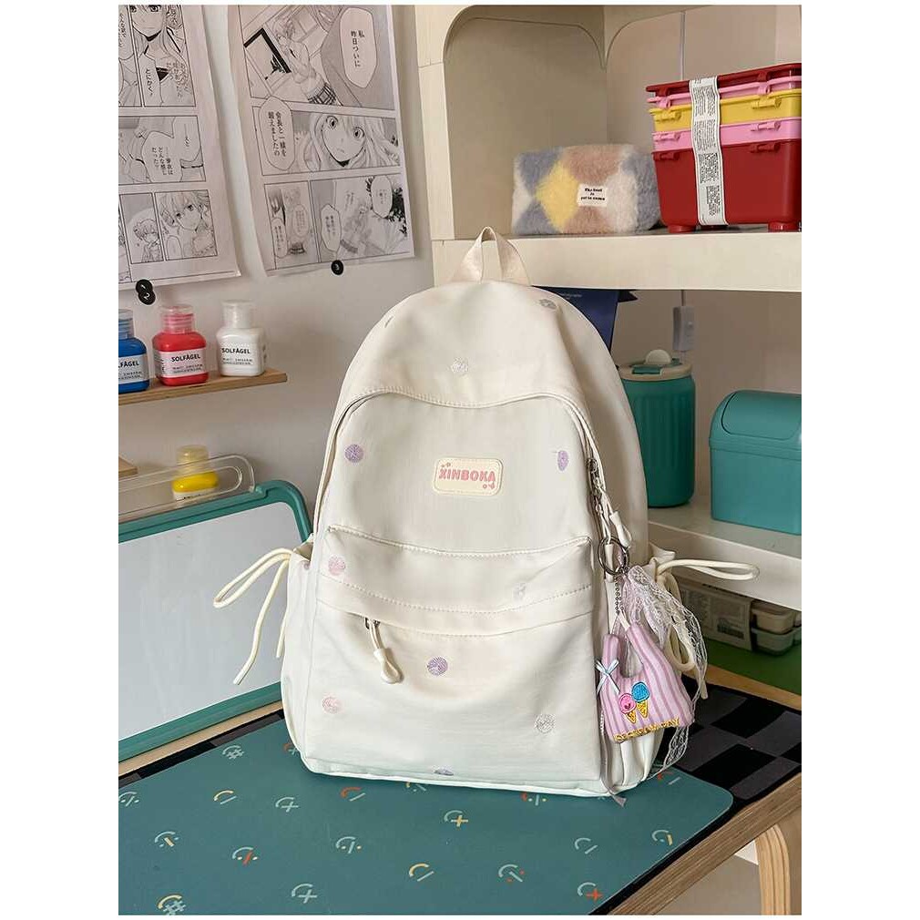 专柜品牌高颜值学生书包可爱少女双肩包大容量轻便学生书包外出旅
